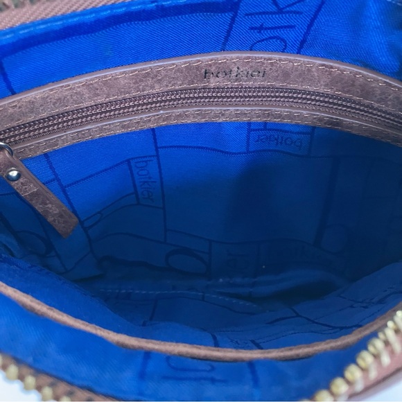 Botkier Mini Trigger Bag Brown Leather Crossbody Bag Moto Zippers Pockets Travel - Picture 6 of 11